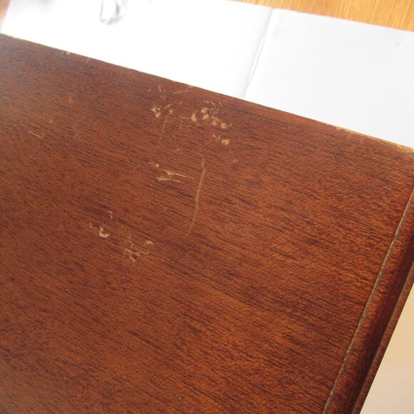 Wood Jewellery / Music Box, Organizer, Vintage circa 1970's, - Picture 8 of 14